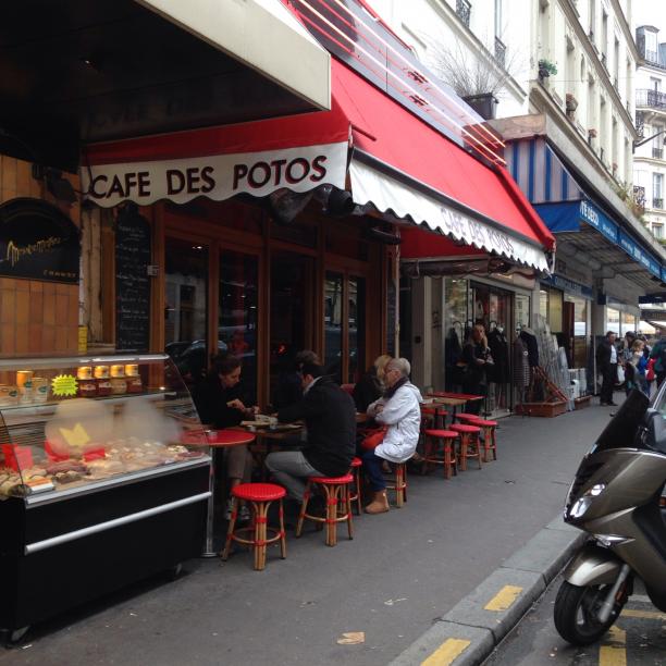 Café des Potos par Chacha à rue du Poteau, 75018 Paris Bris de mots brisdemots bdm 
